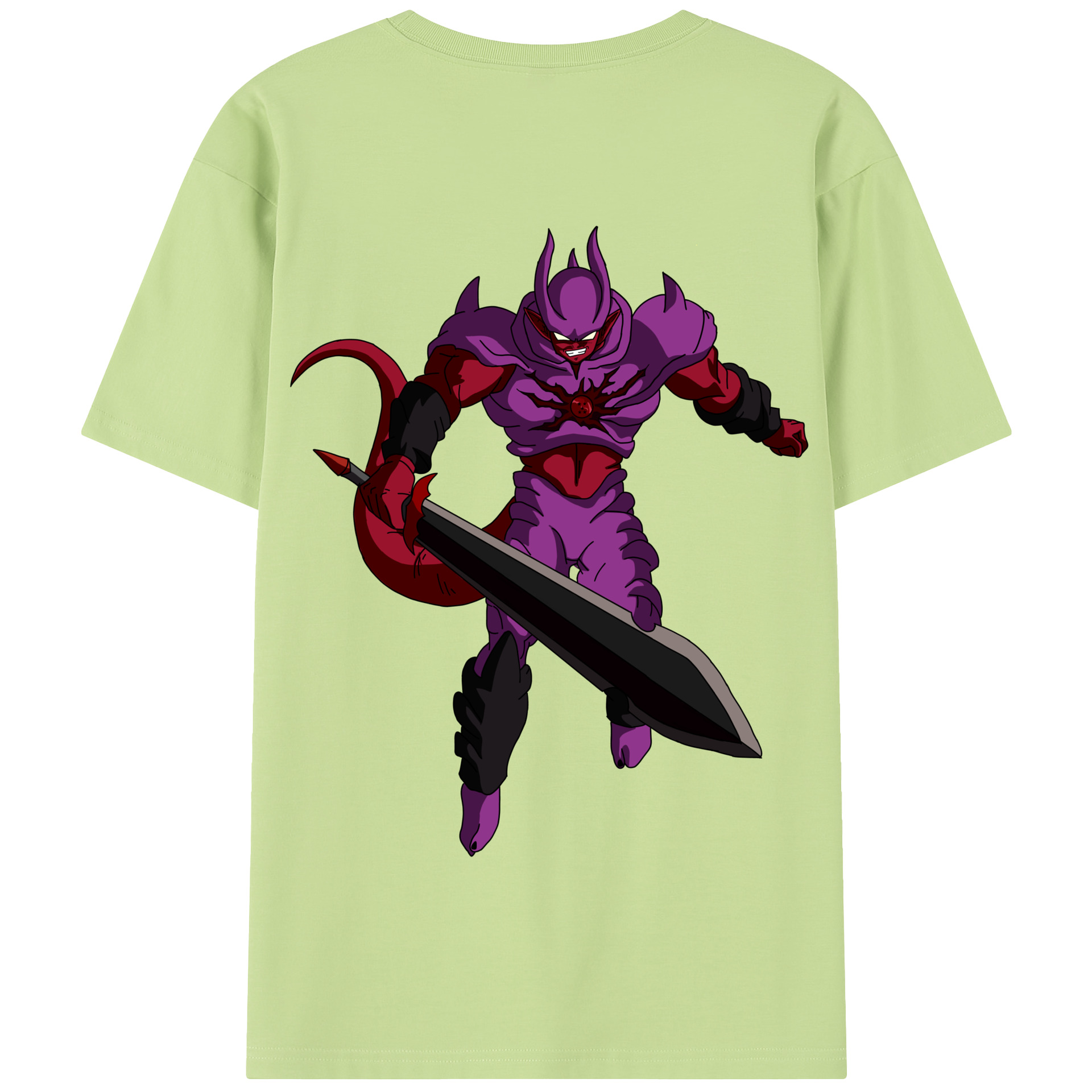 （画像用） ドラゴンボール ジャネンバ DRAGON BALL Janemba 綿100％半袖Tシャツ（背面プリント）